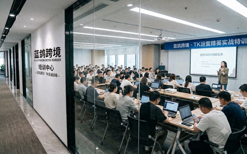 传统外贸转型TikTok电商_跨境品牌流量竞争优化_蓝鸽跨境实战课程